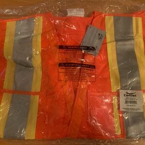 Condor High-Visibility Safety Vest - Orange and Yellow
